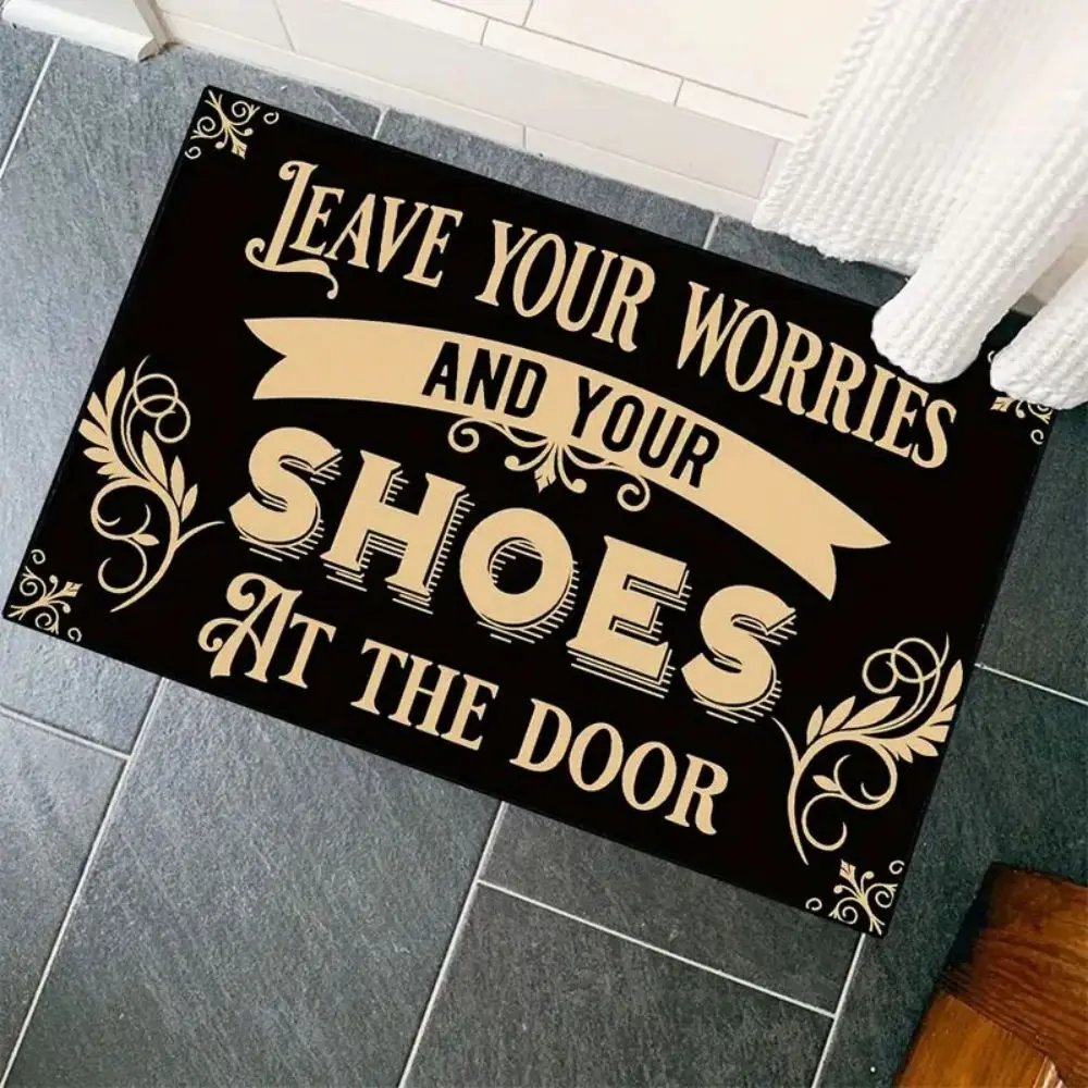 VIKAMA Chic Humorous Message Carpet 