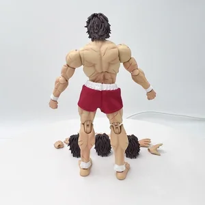 Figma-Baki Die Grappler-Aktionsfigur, Ora Biscoito, Kaoru Hanayama-Statut, Anime-Modellpuppe, Spielzeuggeschenke, 17 cm 12 Hauptverkäufe Mou Gakuin bei Futekigousha - №10