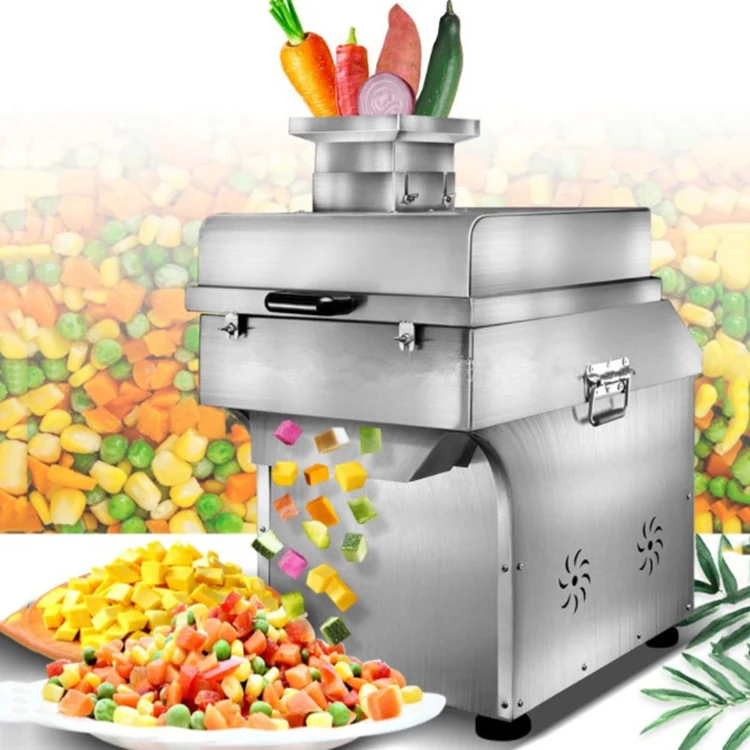 Electric vegetable cutting machine commercial electric vegetable cut machine