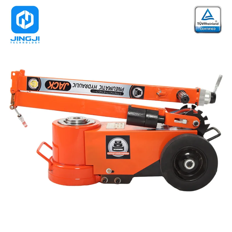 Two Stage 15t Air Hydraulic Floor Jack For Low Clearance Vehicles