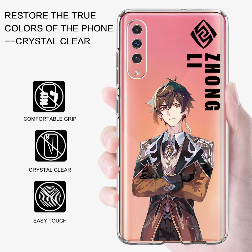 Genshin Impact Anime Case for Samsung Galaxy A04s A10 A20s A7 A01 A02s A03s A20e A30s A40 A6 A70 A70s A50 TPU Soft Phone Cover