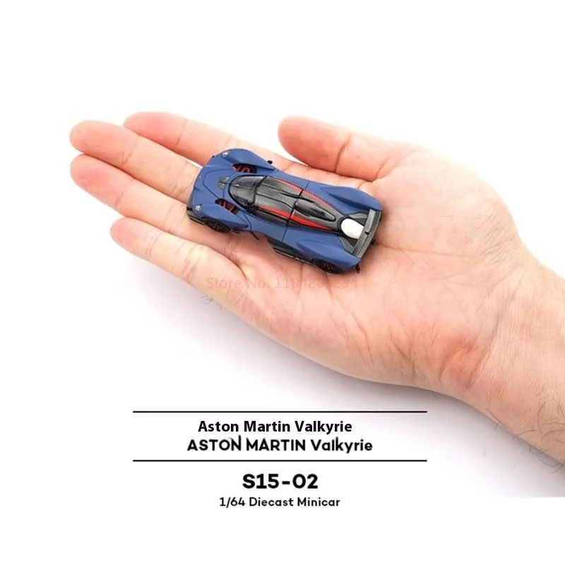 Tuoyi Poprace1/64 سبيكة سيارة لعبة مجسمة فالكيري ماتي حوض الأزرق موضة جمع سطح المكتب زخرفة هدية عيد