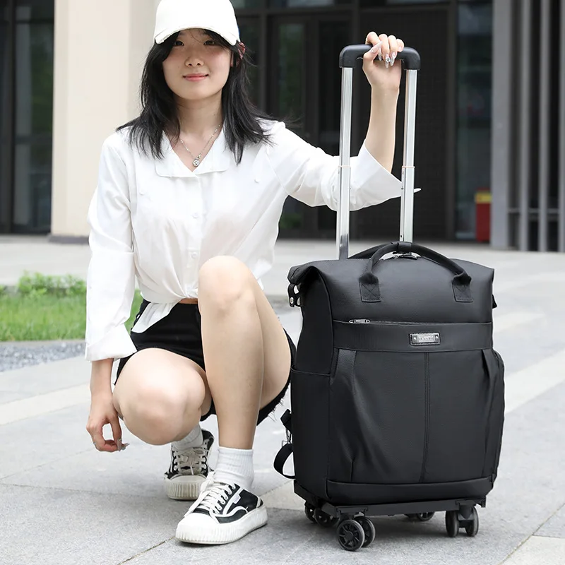 durable-business-travel-bag-lightweight-foldable-water-resistant-carry-on-luggage-urban-simple-style-abs-pc-material-shoulder