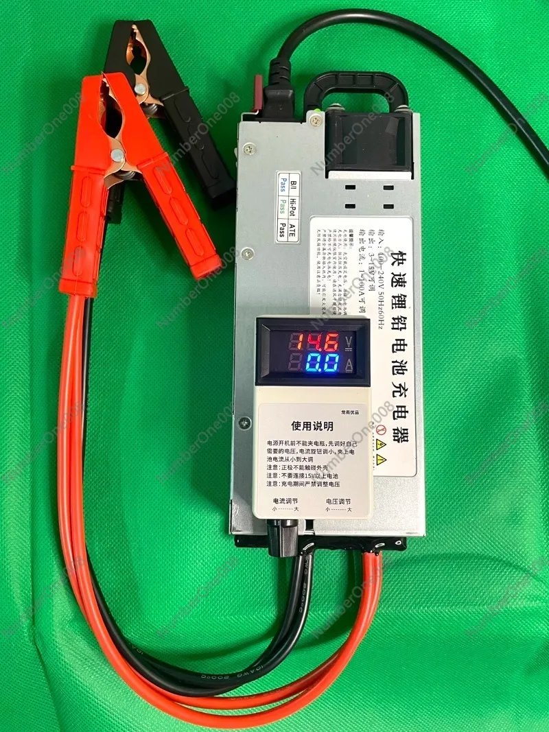 14.6v100a Lithium Iron Phosphate Charger Car Programming Regulated Power Supply RV Charging Voltage Current Adjustable