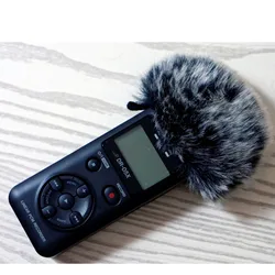 Blue Mantis Dead Cat Outdoor Artifical Fur Muff windscreen For TASCAM DR05 DR22  Reduce Wind Noise Muffler Microphone Cover