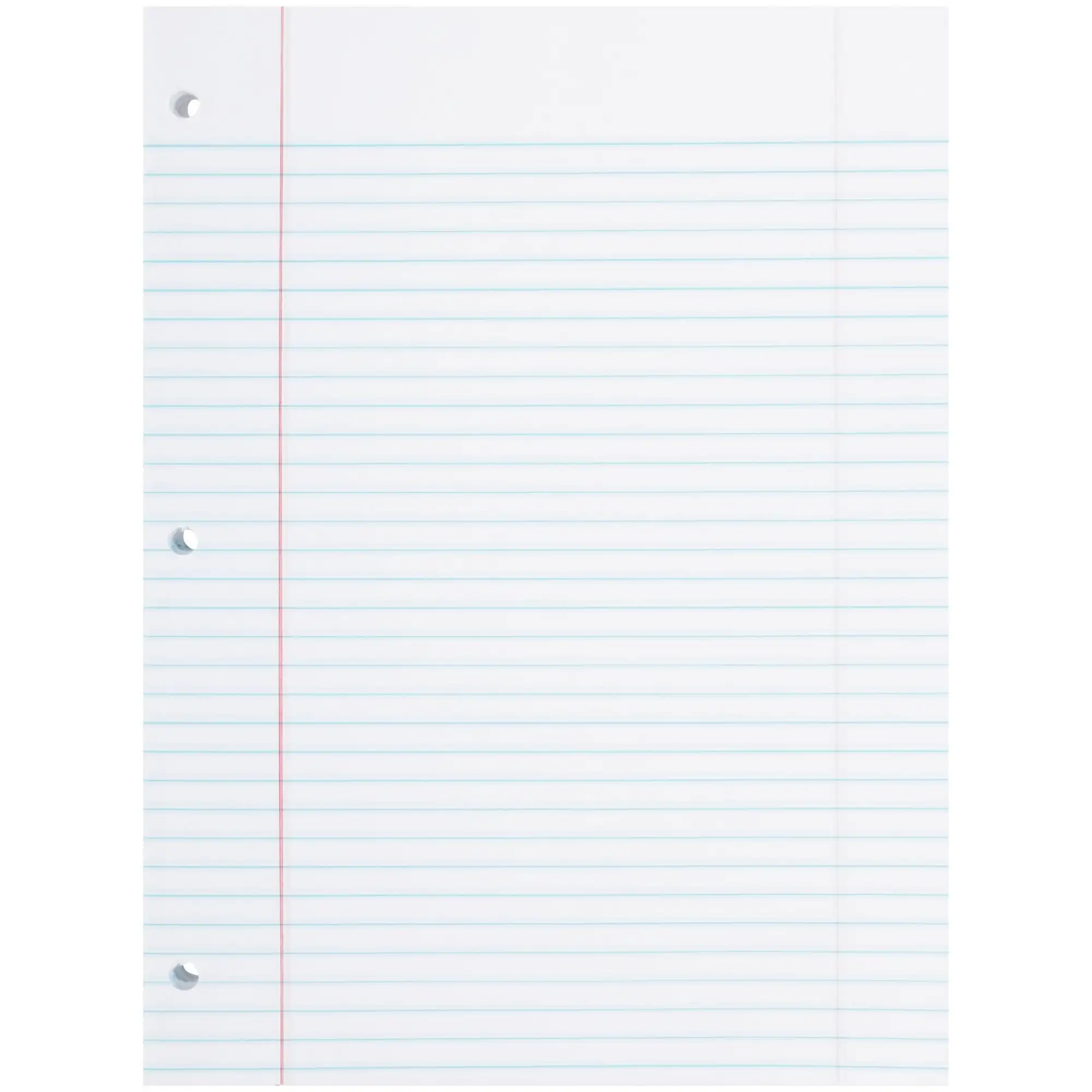 Norcom Paquete de 5 Papeles de Relleno, 150 Hojas, Regla Universitaria, 10,5" x 8"
