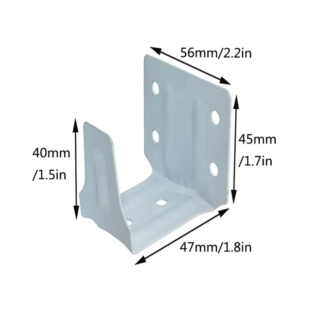 4pcs White Steel Blinds Center Support Mounting Bracket Holder for Blind Shutters Window Hardware