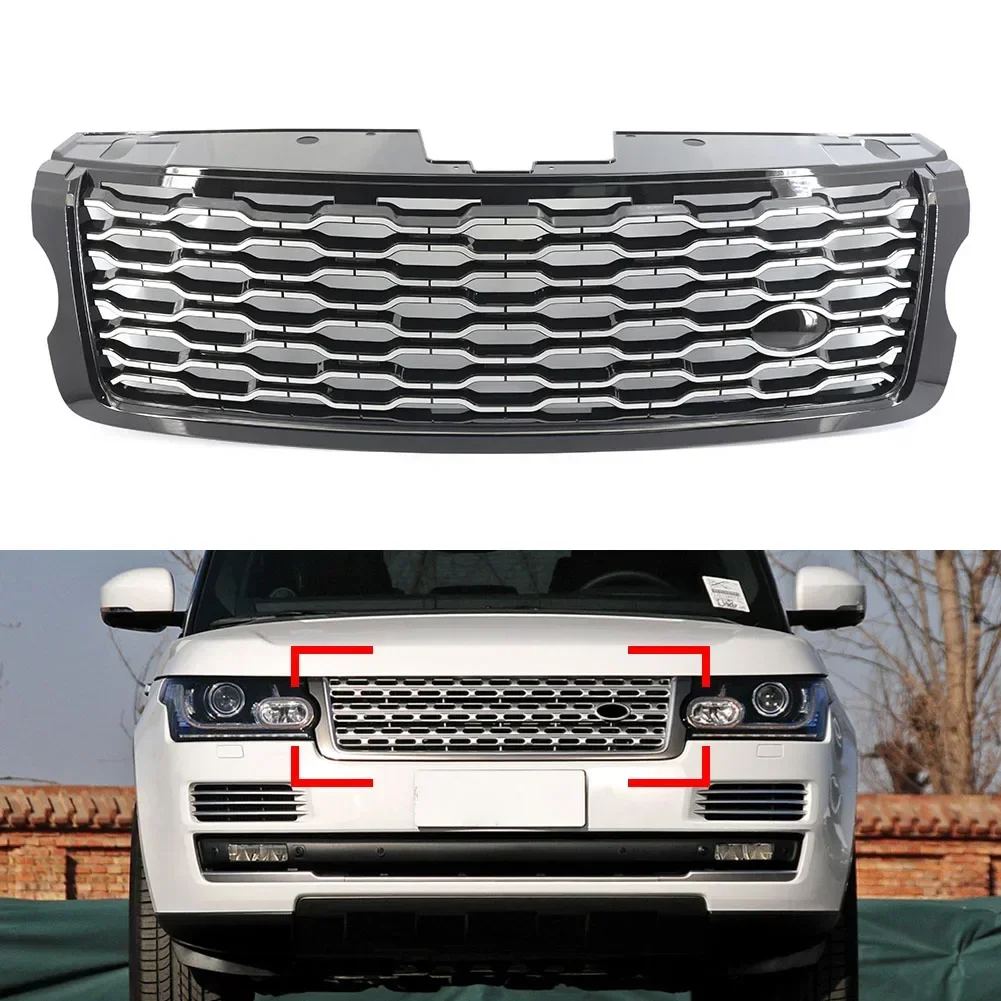 

Car Front Bumper Upper Mesh Grille Replacement For Land Rover Range Rover Vogue L405 2013 2014 2015 2016 2017