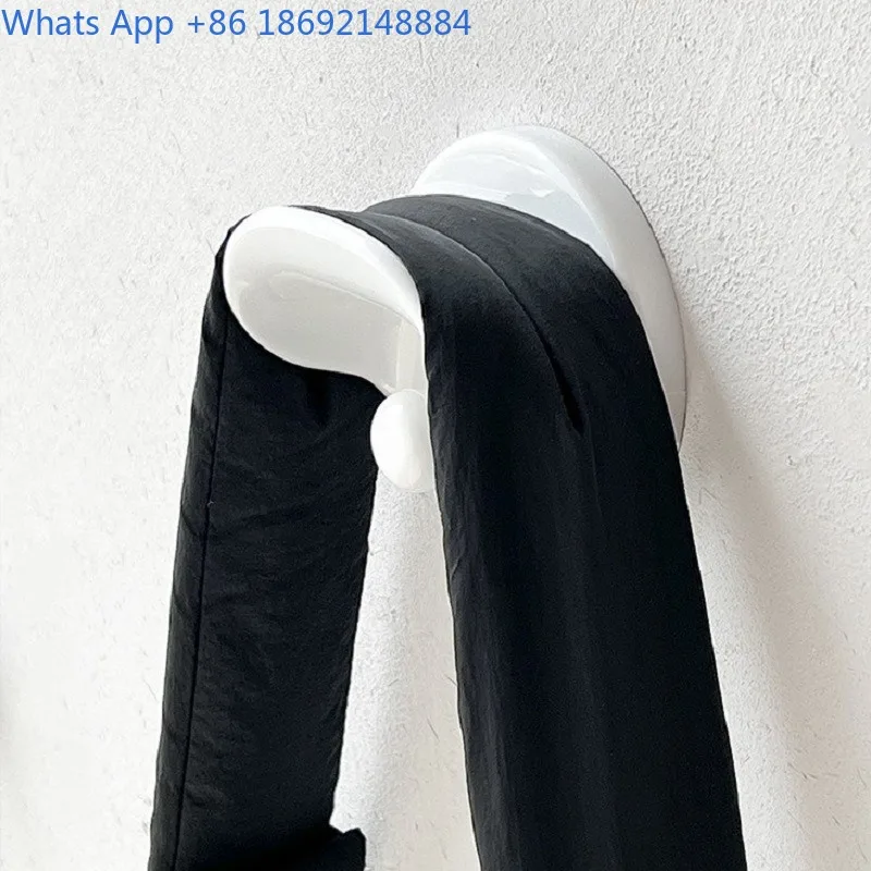 Nordic No-Drill Hook for Wardrobe Wall Hanging Ins Style Bag Single Hook High-End Multi-Functional Clothes Hook