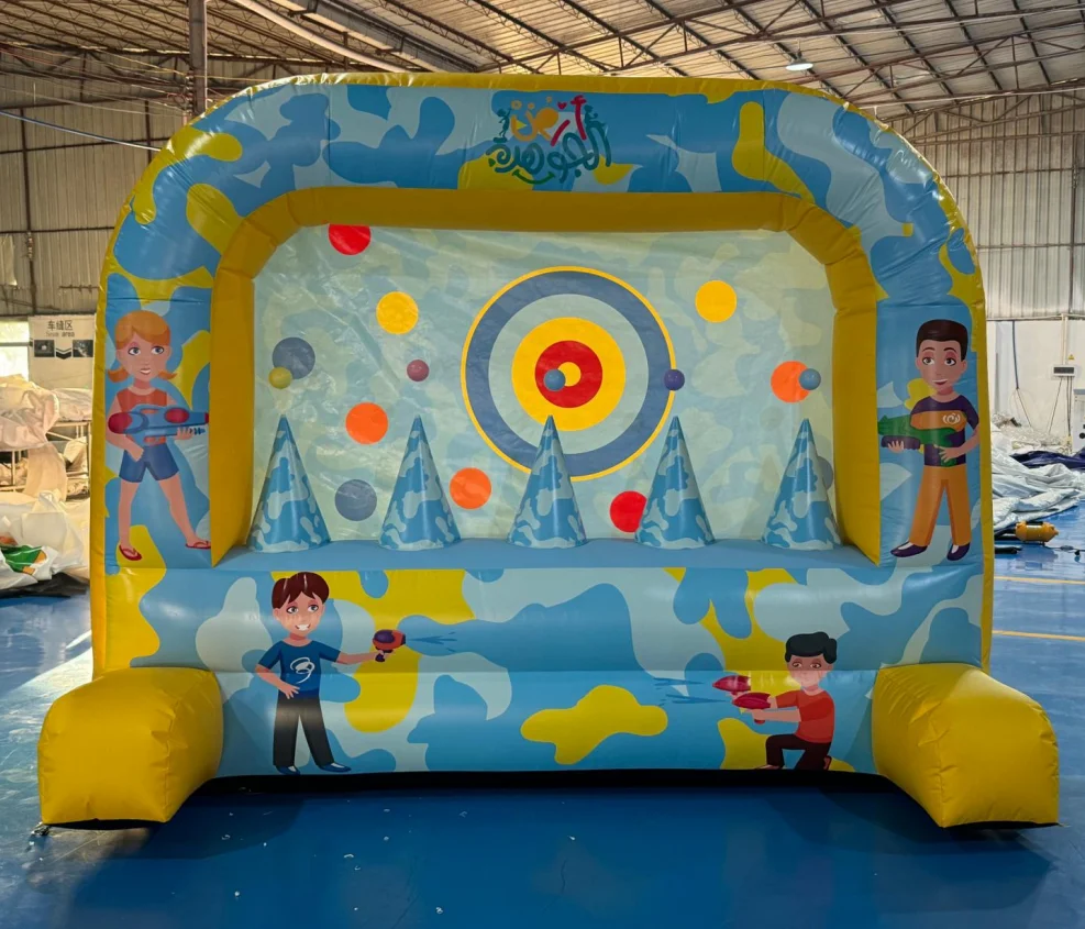 

Floating Ball Race Carnival Game Inflatable Shooting Sports for Kids