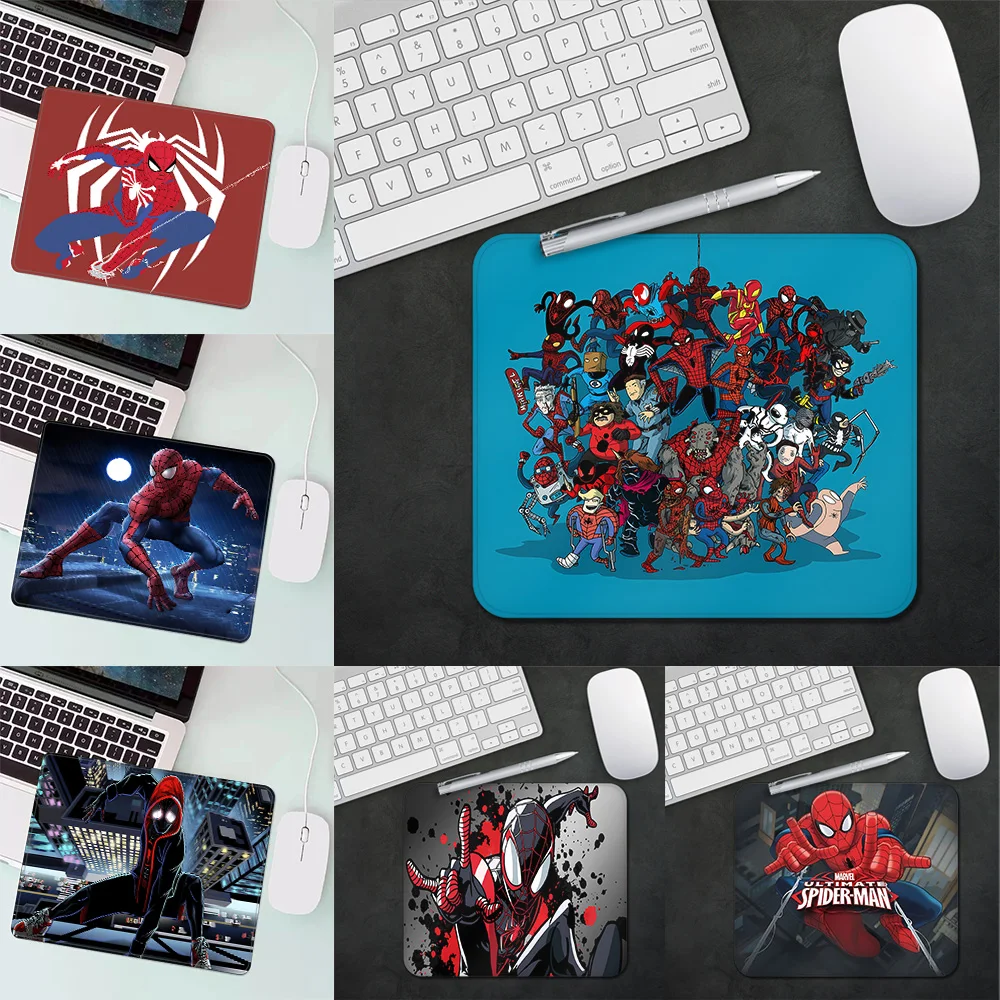 

Marvel Spider-Man Anime Gaming Mouse Pad XS Small Mousepad For PC Gamer Desktop Decoration Office Mouse Mat Deskmat Rug