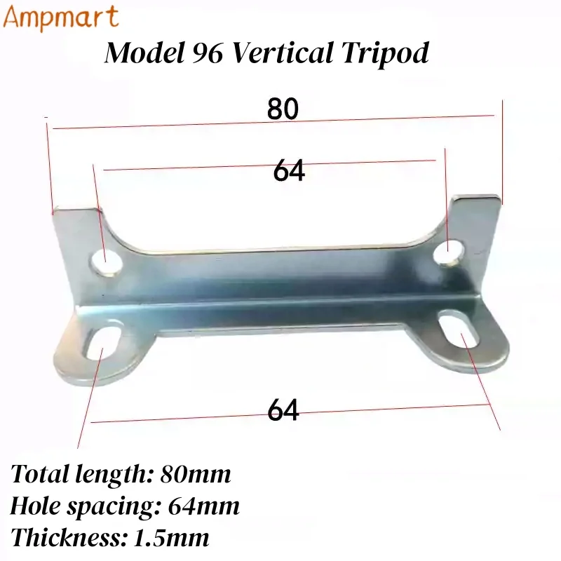 66 76 86 96 105 114 Blau-Zink Vertikaler Transformator-Ausgangskern Vertikale Montagehalterung, Ständer 5 Stück – Detail 4