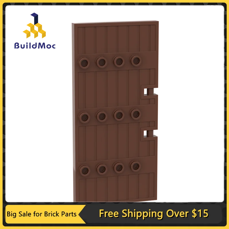 1Pc MOC Parts 87601 Door 1 x 5 x 8 1/2 Stockade Compatible Bricks DIY Assmble Building Blocks Particle Kid Puzzle Brain Toy Gift