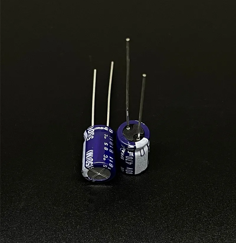 

10 шт. 470 мкФ 10 в SPRAGUE 515D серия 8x12 мм 10V470uF высококачественный аудио конденсатор Алюминиевый электролитический конденсатор