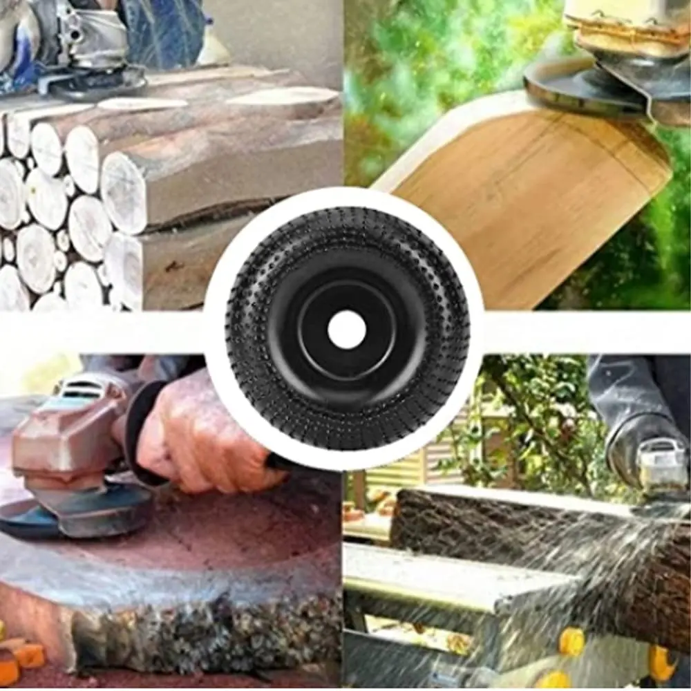 Wood Polishing Grinding Shaping Disc for Carpentry Angle Grinder,Wood Grinding Wheel Rotary Disc Sanding Carving Abrasive Disc
