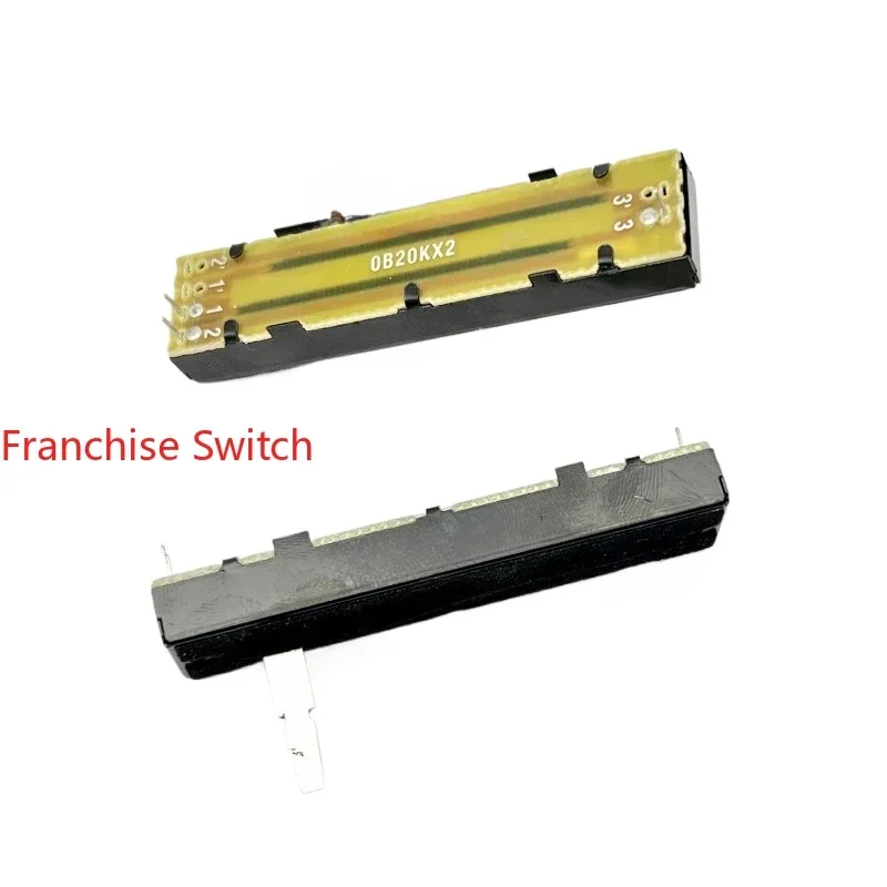 2PCS Mixer S7 73mm Straight Slide Rail Potentiometer Single B20K Shaft Length 20MM