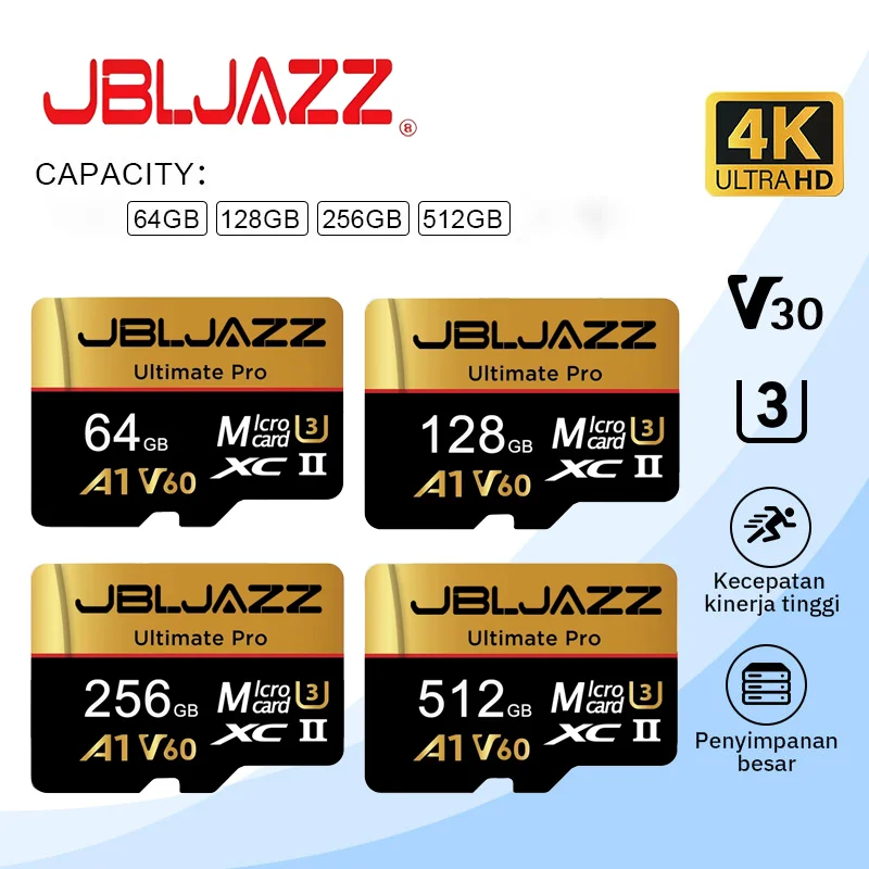 Tarjeta Micro SD 100% Original de 128 GB Clase 10, Tarjeta de Memoria de 256 GB, 64 GB, 512 GB, A2, para Smartphone/Tablet/Switch/Cámara