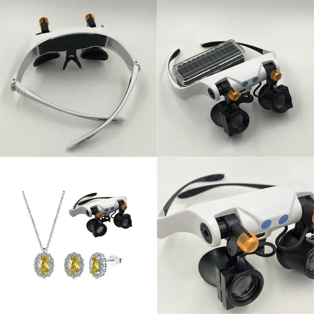 

D46E Многоцелевые USB перезаряжаемые 25-кратные увеличительные стекла Портативный аксессуар для сложного ремонта часов и дизайна