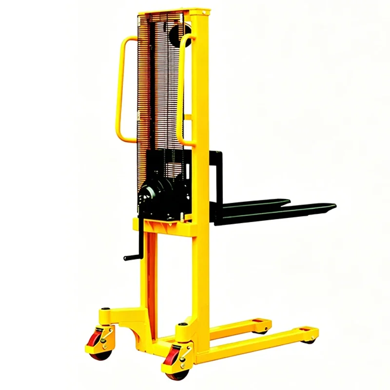 LS250 Hand-Operated Forklift, Winch-Lift Stacker, Light-Duty Wire Rope Stacker, LS500 Forklift, Warehouse Material H(Customized)