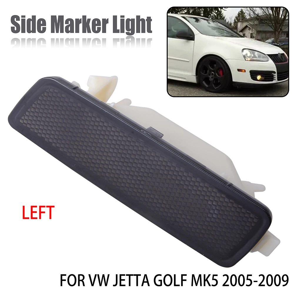 Fit For VW Mk5 GTI Jetta Rabbit 2005 2006 2007 2008 2009 Side Marker Lamp Housing Front Bumper Indicator Turn Signal Light Case