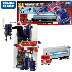 Takara Transformers Masterpiece Missing Link Optimus Prime C01 C02 Action Figure Model Toy Collection Hobby Gift