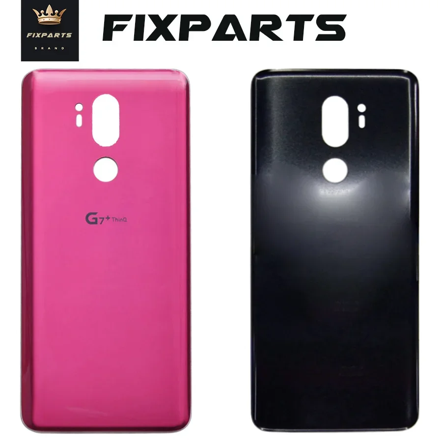 

Glass Battery Cover For LG G7 ThinQ G7+ G710 G710EM Rear Housing Back Case With Adhesive Replacement Part For LG G7 Fit G7 One