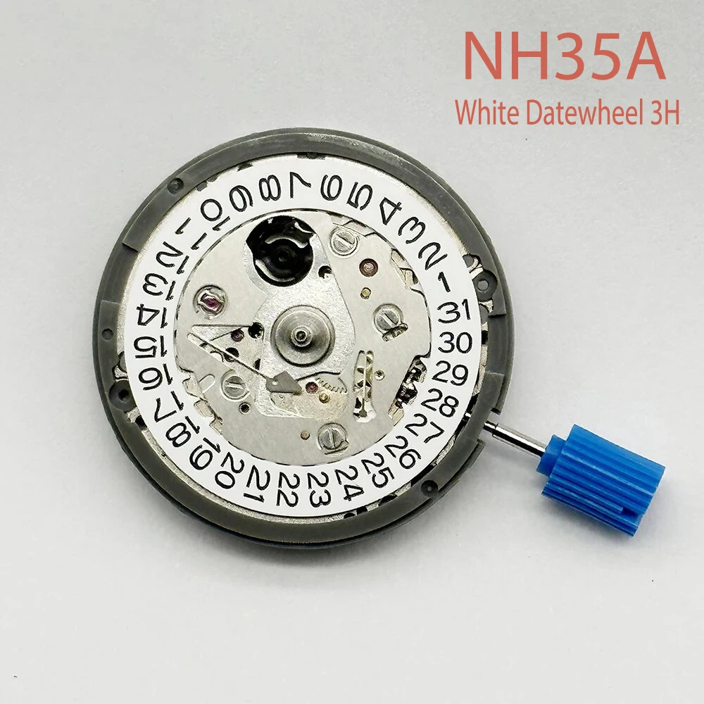 

Japan Genuine NH35 Automatic Mechanical Movement High Accuracy 24 Jewels Mod Watch Replacement NH35A Date at 3:00