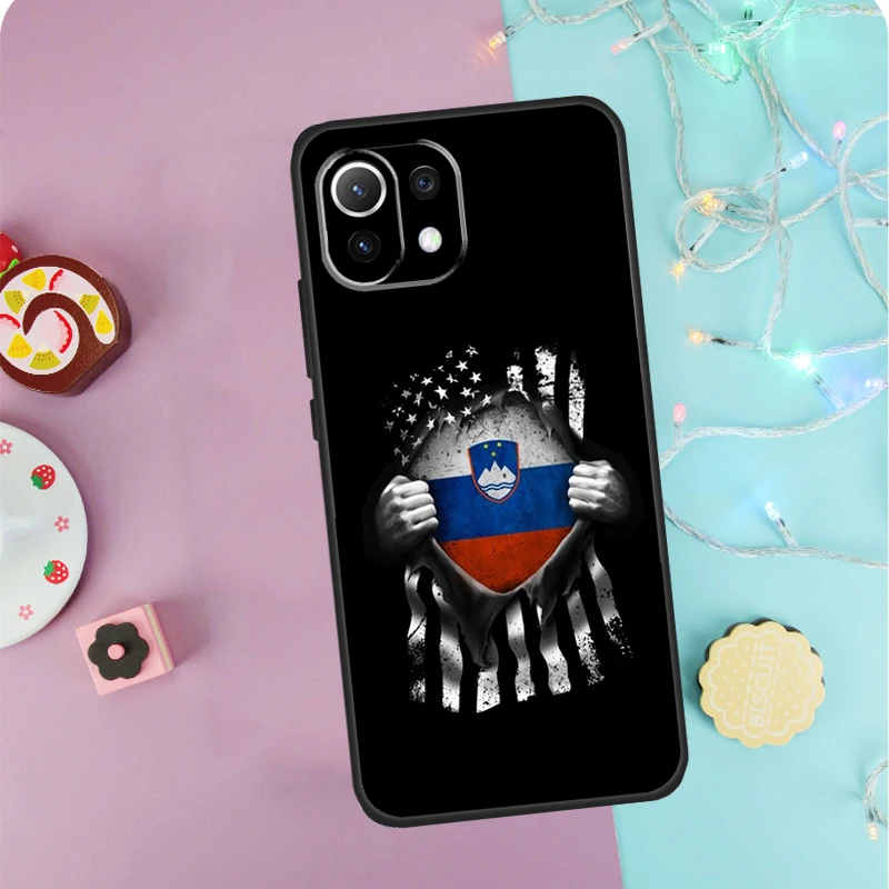 سلوفينيا سلوفينيا العلم فوندا لشاومي 11T 12T 13T 14T Pro 13 14 15 Ultra POCO X7 Pro X3 X5 X6 F5 F6 M6 Pro