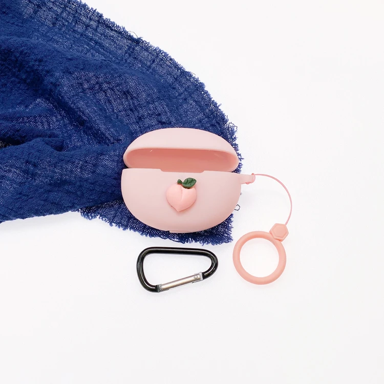 Funda de dibujos animados para OPPO Enco Free2 / Free 2i, carcasa de silicona con anillo anticaída, protección para auriculares Bluetooth, accesorios de caja