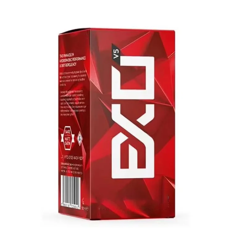 Recubrimiento Hidrofóbico Ultra Duradero EXO v5 Protege tu Pintura, Agrega Brillo, Repele Contaminantes, Elimina Manchas de Agua, Larga Duración