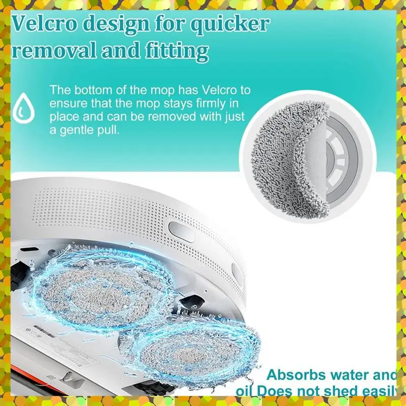 أكياس غبار مرشحة لـ Dreame L10S Ultra، S10 Pro، Xiaomi Mijia Omni X10+، ملحقات أجزاء المكنسة الكهربائية الروبوتية، فرشاة الممسحة الرئيسية