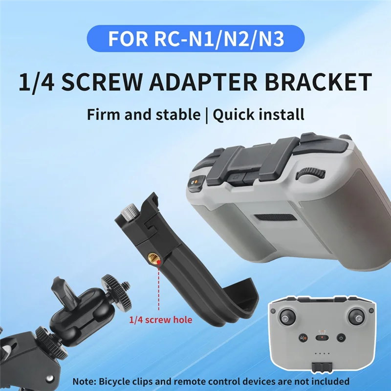 【ساخن】 1/4 بوصة محول قوس لجهاز التحكم عن بعد RC N3/N2 ل DJI FLIP/AIR3S/NEO ملحقات طائرة بدون طيار