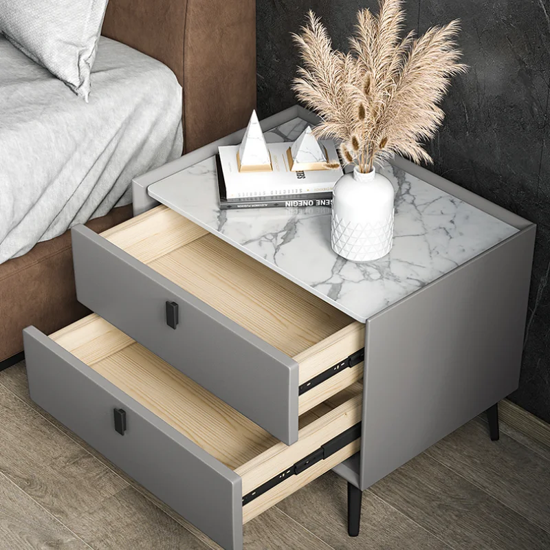 Bedside Table Wooden Customizable Wood Style Packing Modern Furniture Bedroom bedside cupboard