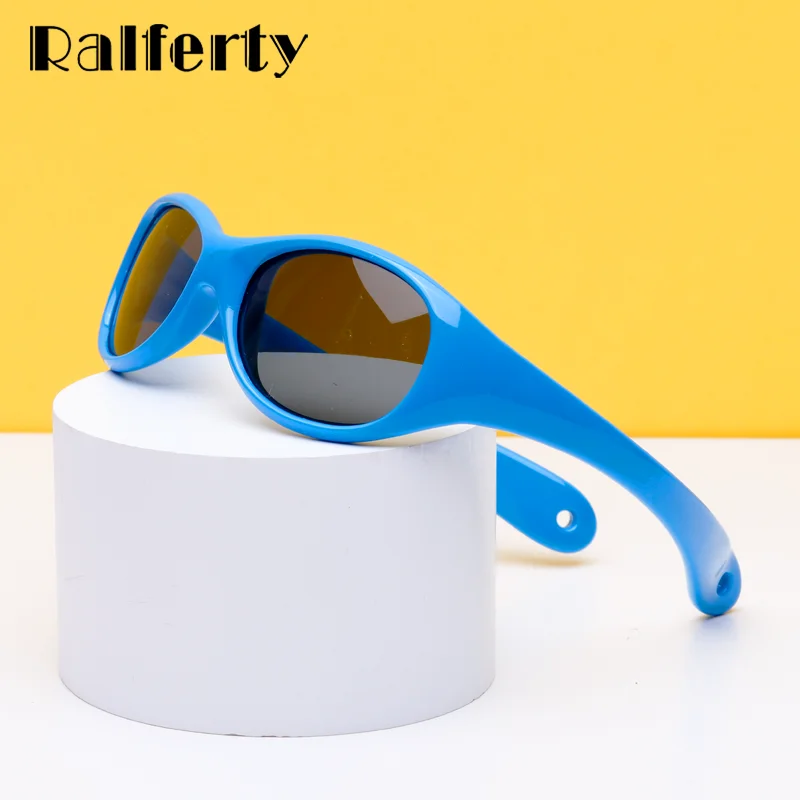 Ralferty 0-2 Years Baby Polarized Sunglasses Kids Flexible Glasses Girl Boy Outdoor Goggles Shades Infant Newborn Oculos M300