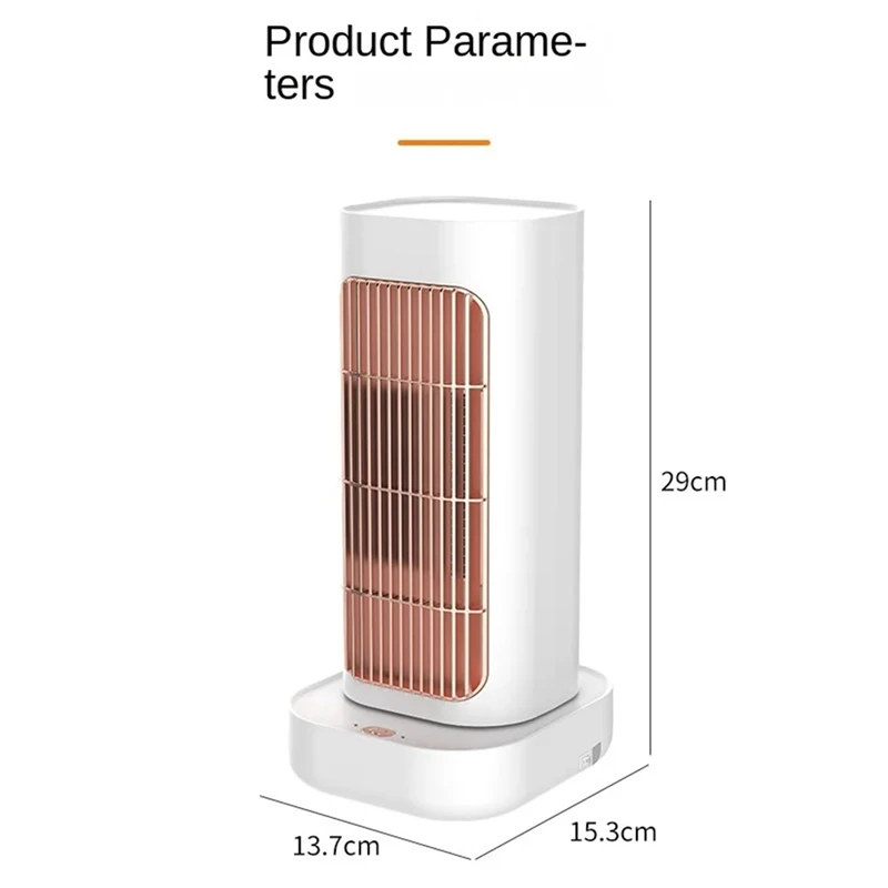 小型デスクトップ電気ヒーター、ポータブルシェーキングヘッド、ptcセラミック高速熱発生器、ホームヒーター、EUプラグ可能ヒーター、1300w