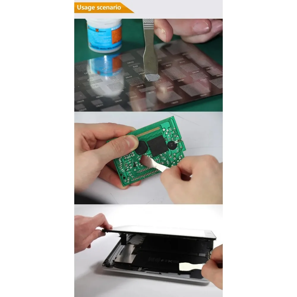 2025NEW Memory Metal Tin Raschiante Coltello Pasta saldante Coltello per miscelazione Spudger con apertura a leva per iPhone Strumenti di riparazione del telefono cellulare