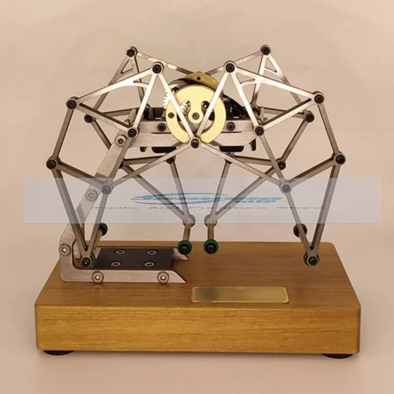 رباعية الأرجل المشي روبوت الميكانيكية أطقم منمذجة والعتاد مدفوعة نابض بالحياة Strandbeest لعبة مجسمة الكبار جمع الهدايا