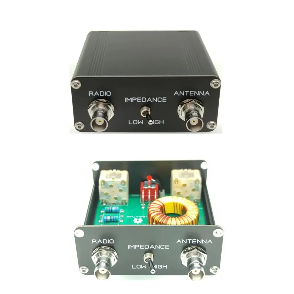 2Pcs QRP Z-match Manual Antenna Tuner 3-28MHz 25-2500Ω Impedance Matching 5W/10W BNC for HAM Radio
