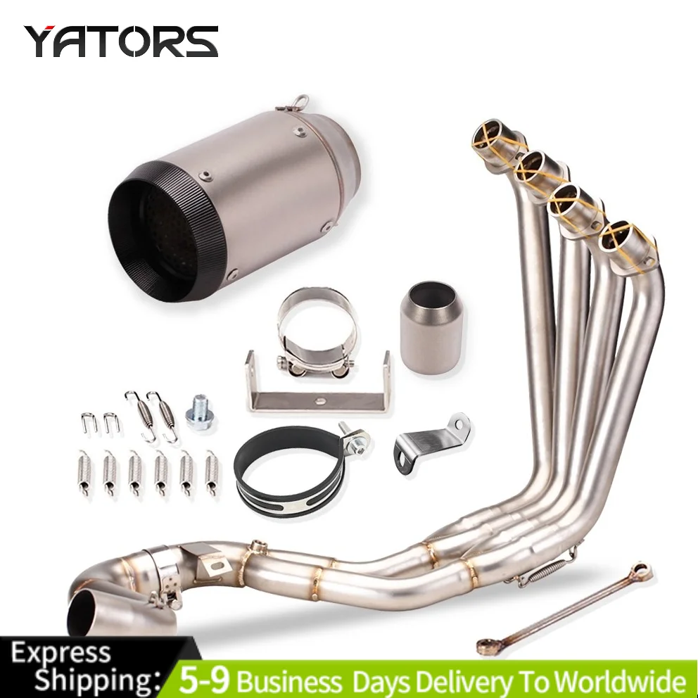 

Exhausts Pipes For Honda CBR650R/F 2014-2023 51mm Slip Exhaust System Header Pipe Muffler
