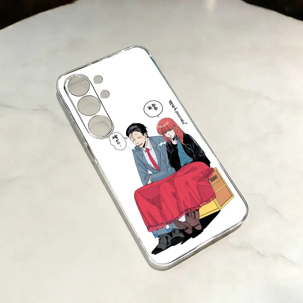 Smoking Behind the Supermarket  Phone Case For Samsung S25,24,23,22,21,20,30,Ultra,Plus,Fe,Lite Transparent Cover
