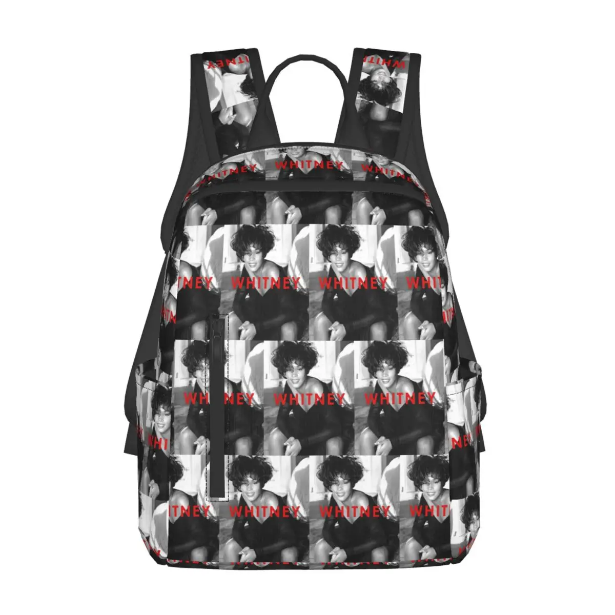 

Vintage Whitney Houston Inspired Backpack Large Capacity Boys Girls BookBag School Bag Shoulder Bags for Men Women