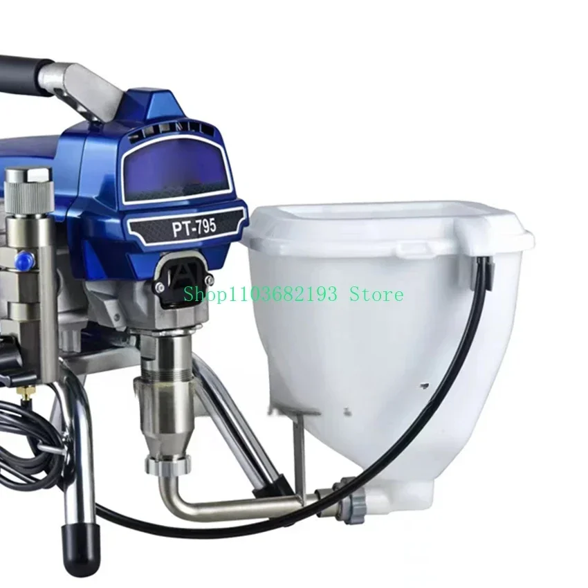 6L White Universal Hopper Small Electric Airless Paint Sprayer Airless Sprayer Airless Spraying Machine Hopper