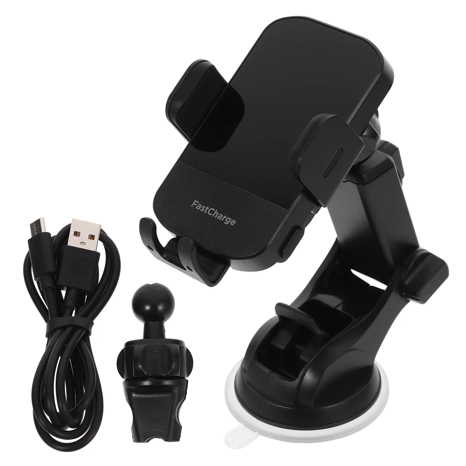 

10W Wireless Car Phone Holder 88Mm Width Auto-Sensing Heat Dissipation Mount Air Vent Stand Suction Cup Cell Holder