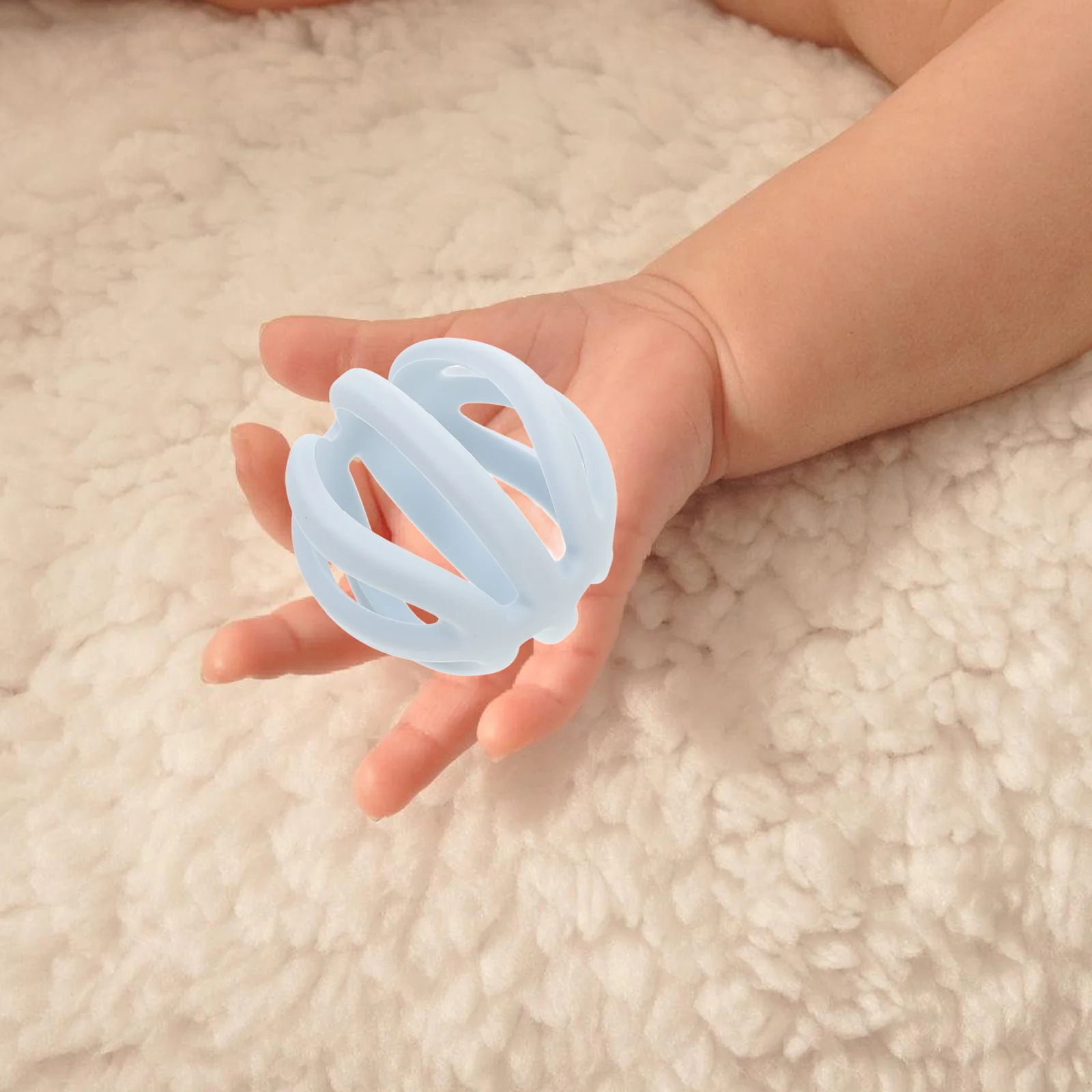 Boule de préhension en Silicone pour bébé, anneau de dentition, jeu de développement sensoriel éducatif précoce, cadeau de noël, jouets de préhension pour les tout-petits