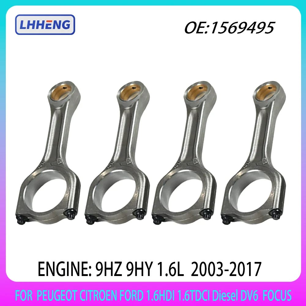 

4X КОНТРОЛЬ ДЛЯ PEUGEOT CITROEN FORD 1.6HDI 1.6TDCI Diesel DV6 DV6TED4 FOCUS 9HZ 9HY FIESTA OE:1569495 2003-2017