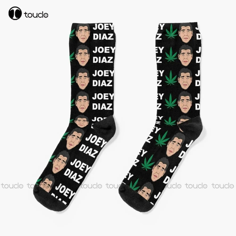 Joey Diaz Weed Socks Softball Socks Women Unisex Adult Teen Youth Socks Christmas Gift Custom Hd High Quality 360° Digital Print