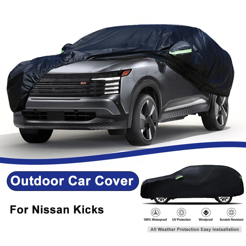 

Outdoor Full Car Cover For Nissan Kicks with Reflective Strips Waterproof Snowproof Dustproof UV Protection Auto Accessories