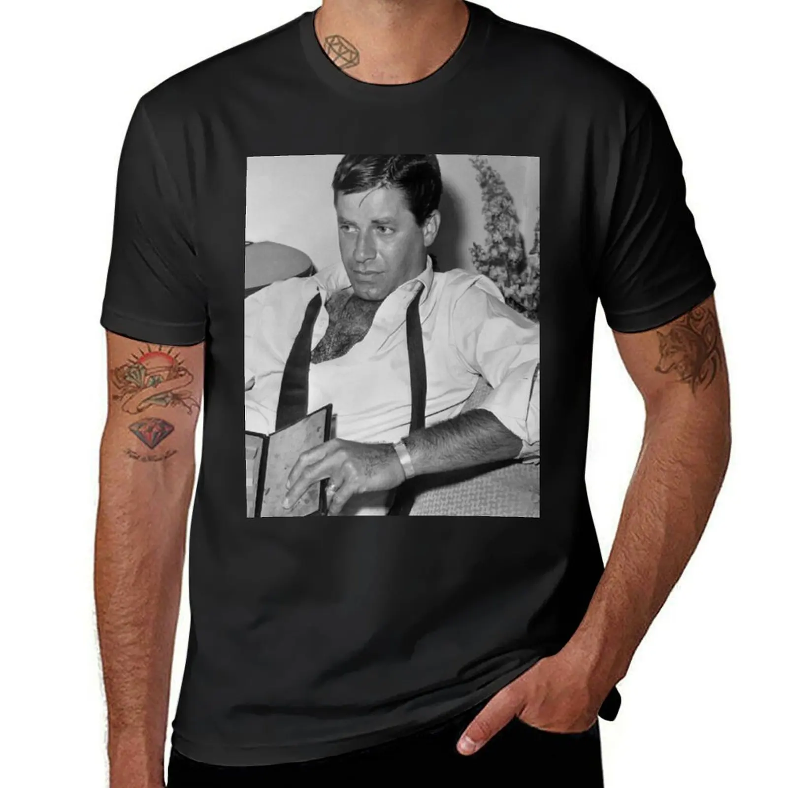 

jerry lewis T-Shirt korean fashion quick-drying Short sleeve tee fruit of the loom mens t shirts