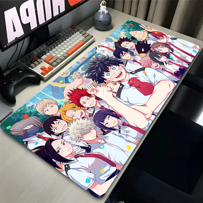 

My Hero Academia Mouse pad e-sports game player learning platform mouse pad laptop keyboard pad non-slip mat PC carpet Mousepad