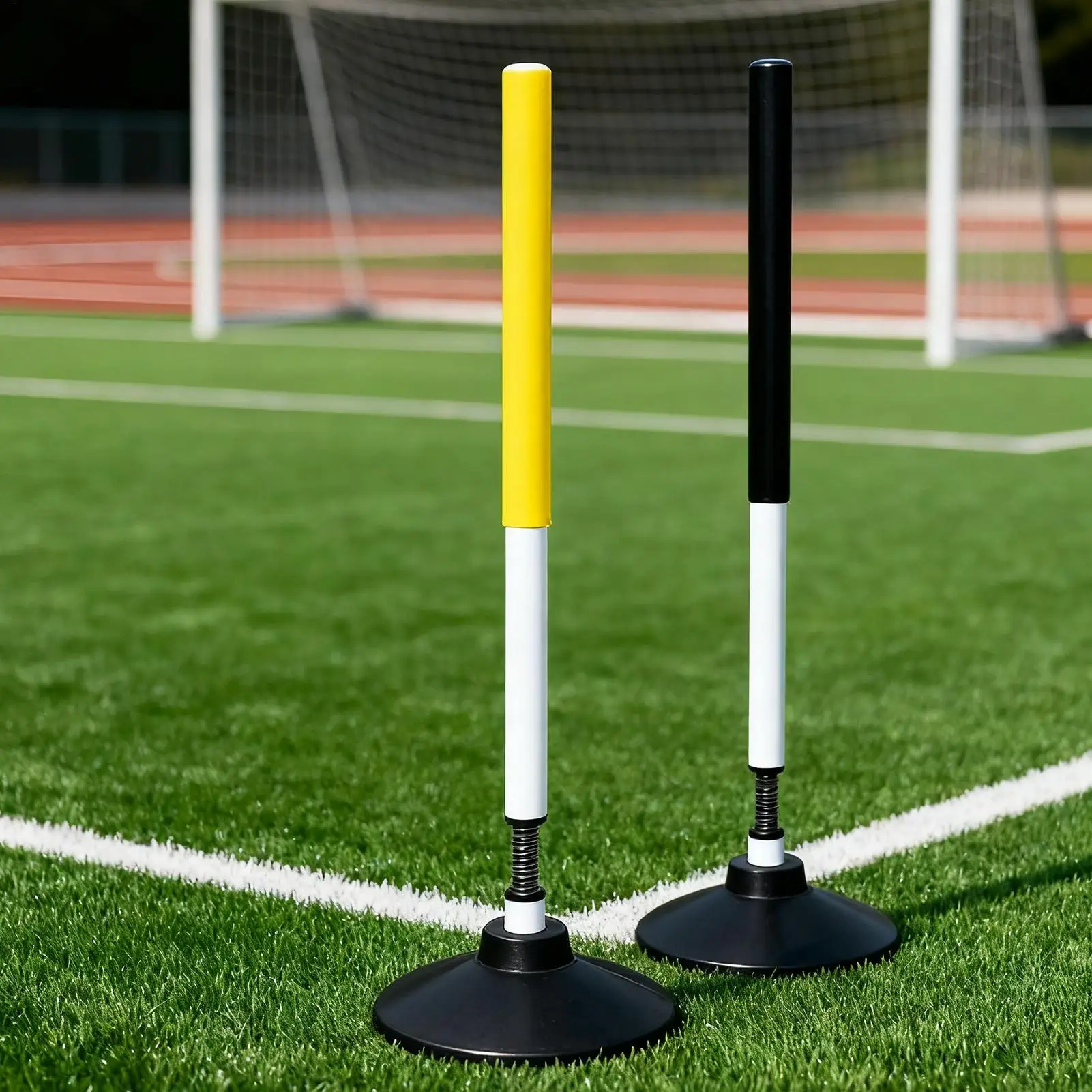 

Soccer Training Poles Football Agile Training Pole Rebound Basketball Obstacle Course Pole Training Bar For Football Baseball